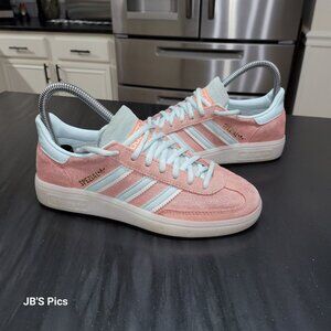 Adidas Handball Spezial Originals Wonder Clay/Blue Men's Size 4/Women's 5 IG6275